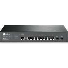 TP-LINK T2500G-10TS (TL-SG3210) 2 SFP Slotlu 8-Port Gigabit L2 JetStream Yönetilebilir Switch