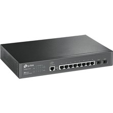 TP-LINK T2500G-10TS (TL-SG3210) 2 SFP Slotlu 8-Port Gigabit L2 JetStream Yönetilebilir Switch