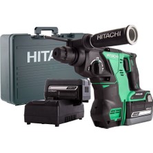 Hitachi DH18DBL 18Volt/5.0Ah Li-ion 2.6J Profesyonel Şarjlı SDS-Plus Kırıcı/Delici