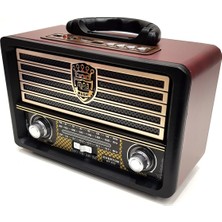 Everton Nostaljik Antika Bluetooth Şarjlı Radyo Mp3 Müzik Çalar Usb Bt Aux Tf Rt852