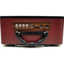 Everton Nostaljik Antika Bluetooth Şarjlı Radyo Mp3 Müzik Çalar Usb Bt Aux Tf Rt852