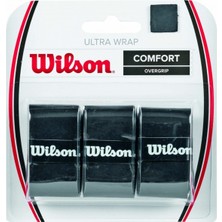 Wilson Grip Ultra Wrap Overgrip Bk 3 Pk AKSGRPWIL005