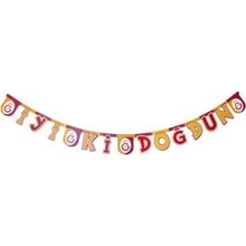 Partici Galatasaray İyi Ki Doğdun Harf Afiş