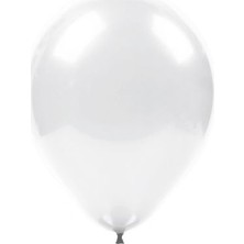 Partici Metalik Beyaz Balon