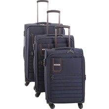 Mçs Üçlü Lüx Kumaş Valiz Seti V102