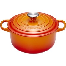 Le Creuset Yuvarlak Tencere 24cm Volkanik