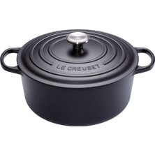 Le Creuset Yuvarlak Tencere 20cm Siyah