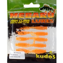 Kudos Tail Worm 4,5 Cm Silikon Yem