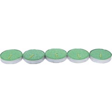 Ksmart Tea Lights Yeşil Mum 5Ad