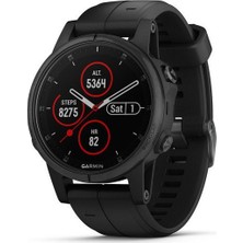 Garmin fenix 5S Plus Sapphire Multispor Akıllı Saat Siyah