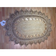 Eko Halı Flatweave Ca-109 Natural Xw Hasır El Dokuma