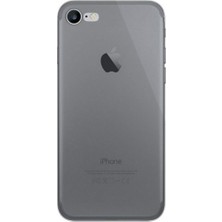 Case 4U Apple iPhone SE 2022 / SE 2020 / iPhone 8 / iPhone 7 Kılıf Ultra İnce Silikon Füme
