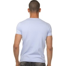 Darkzone Soft Mavi V Basic T-Shirt Dzn8618Ll