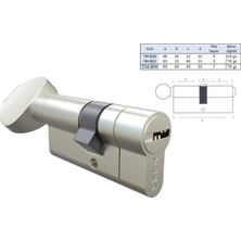 Yuma 68 mm Saten Mandallı (Topuzlu) Cerman Barel / Kilit Göbeği