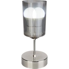 Modelight Nera Abajur Gümüş/Füme