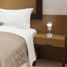 Modelight Nera Abajur Gümüş/Füme