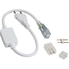 Cata 220V Şerit Led Fişi Ct-5050 3 Çipli Özellikli Beyaz Renkli Yüksek Parlaklık
