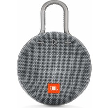 JBL Clip 3 IPX7 Su Geçirmez Taşınabilir Bluetooth Hoparlör Gri