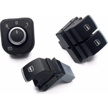 Wolcar Volkswagen Jetta 2005-2010 Krom Kontrol Düğmeleri