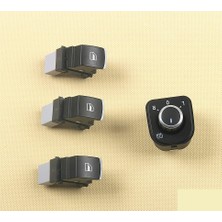 Wolcar Volkswagen Jetta 2006-2011 Krom Kontrol Düğmeleri 4 Li Set