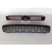 Wolcar Volkswagen Polo 2009 2013 Gti Ön Panjur Ve Krom Orta Izgara Set 