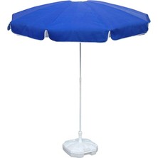 Tevalli 2 metre Plaj Balkon Bahçe Şemsiyesi Polyester - Mavi  + 20lt Bidon