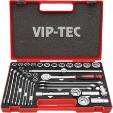 Vip-tec VT114137 1/2" Lokma Ve Kombine Anahtar Takımı