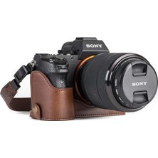 MegaGear Sony Alpha A7S II, A7R II, A7 II (Tek Dip) Deri Fotoğraf Makinesi Kılıfı