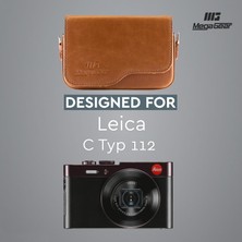 Megagear Leica C Typ 112 Suni Deri Yatay Kamera Çantası