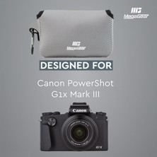 Megagear MG1378  Powershot G1 X Mark Iıı Neopren Kamera Kılıfı