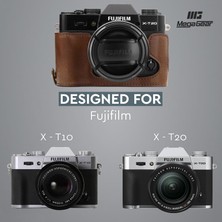 Megagear MG958 Fujifilm X-T20, X-T10 Deri Kamera Çantası