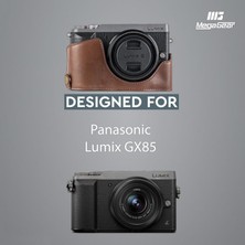 Megagear MG973 Panasonic Lumix Dmc-Gx85, Gx80 Deri Kamera Çantası