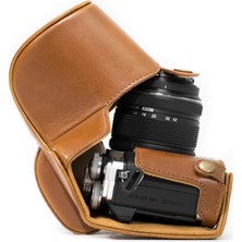 MegaGear OM-D E-M10 MII, E-M10 (14-42mm) Suni Deri Kamera Çantası