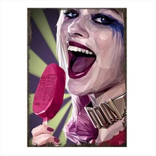 Cakasepetim Ahşap Tablo Suicide Squad Harley Quinn