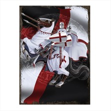 Cakasepetim Ahşap Tablo Chevalier Atlı Süvari