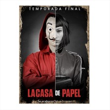 Cakasepetim Ahşap Tablo La Casa De Papel Tokyo