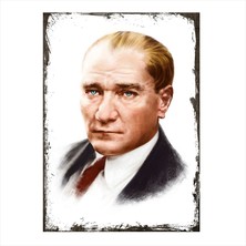 Cakasepetim Ahşap Tablo Mustafa Kemal Atatürk