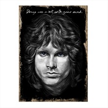 Cakasepetim Ahşap Tablo Jim Morrison