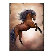 Cakasepetim Ahşap Tablo Özgür At