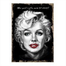 Cakasepetim Ahşap Tablo Marilyn Monroe