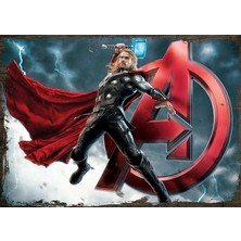 Cakasepetim Ahşap Tablo Avengers  Thor