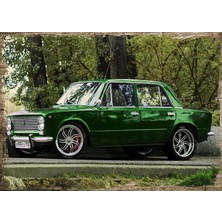 Cakasepetim Ahşap Tablo Yeşil Renk 124