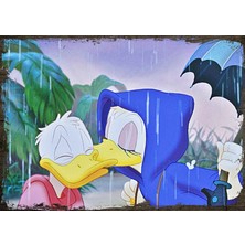 Cakasepetim Ahşap Tablo Donald Duck