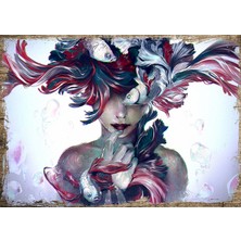 Cakasepetim Ahşap Tablo Yuumei Sanat