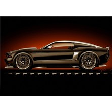 Cakasepetim Ahşap Tablo 2015 Ford Mustang