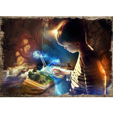 Cakasepetim Ahşap Tablo Fantastik Kitap Oyuncak Çocuk