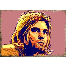 Cakasepetim Ahşap Tablo Kurt Cobain