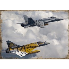 Cakasepetim Ahşap Tablo Douglas F/A-18 Hornet