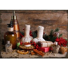 Cakasepetim Ahşap Tablo Noel Hazırlık