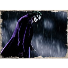Cakasepetim Ahşap Tablo Joker Batman Karanlık Şövalye
